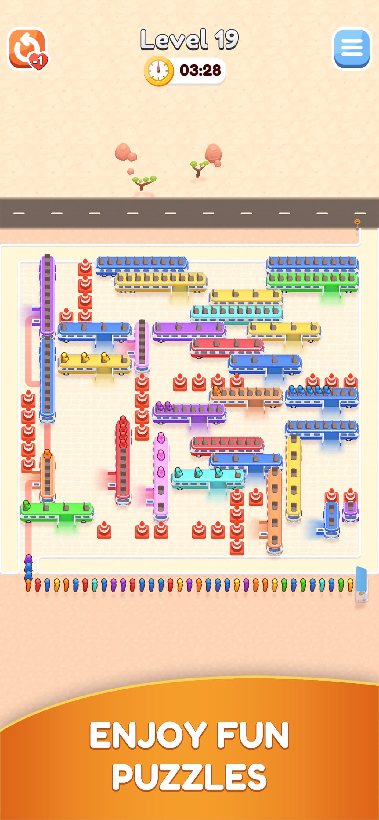 Bus Puzzle: Parking Jam screenshot 2 - screenshot