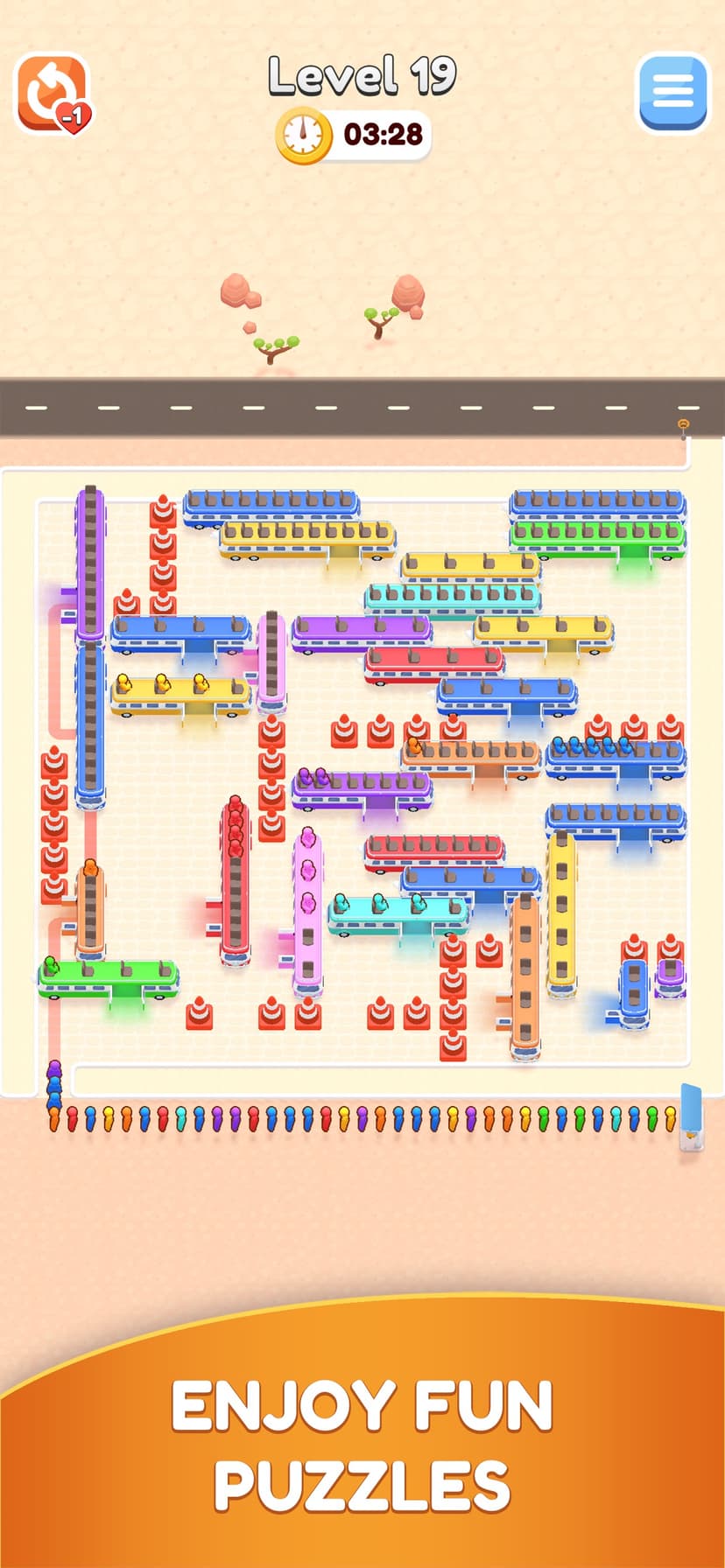 Bus Puzzle: Parking Jam screenshot 2 - screenshot