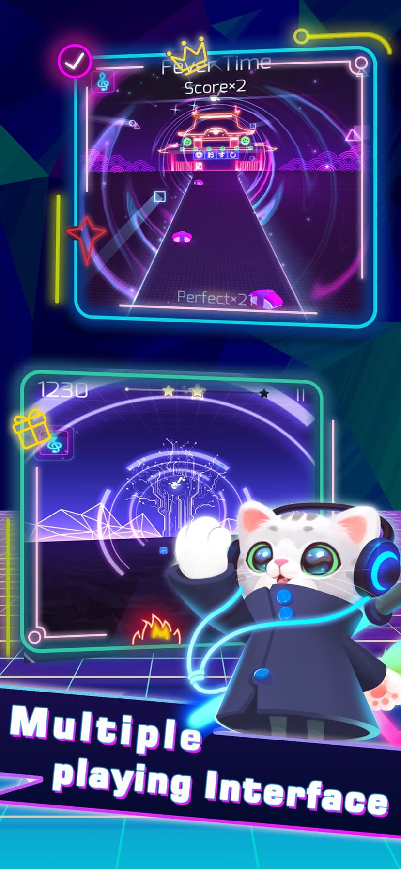 Sonic Cat-Slash the Beats screenshot 4 - screenshot