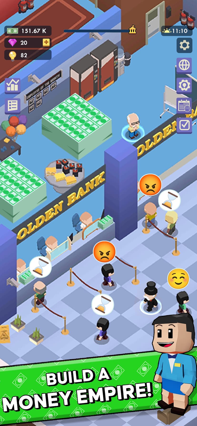 Idle Bank: Money Games! screenshot 3 - screenshot