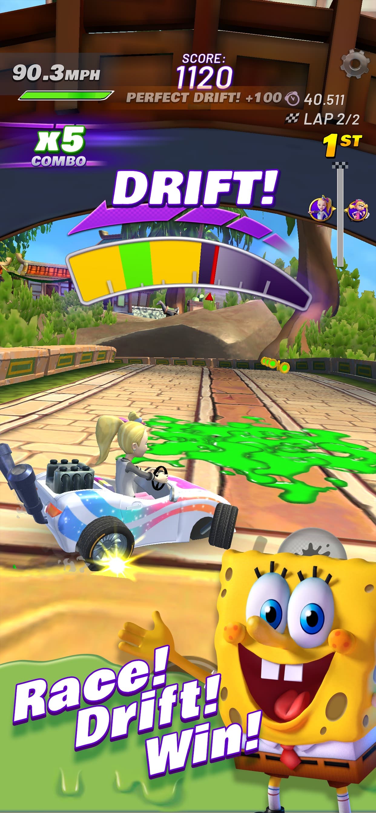 Nickelodeon Kart Racers Game screenshot 1 - screenshot