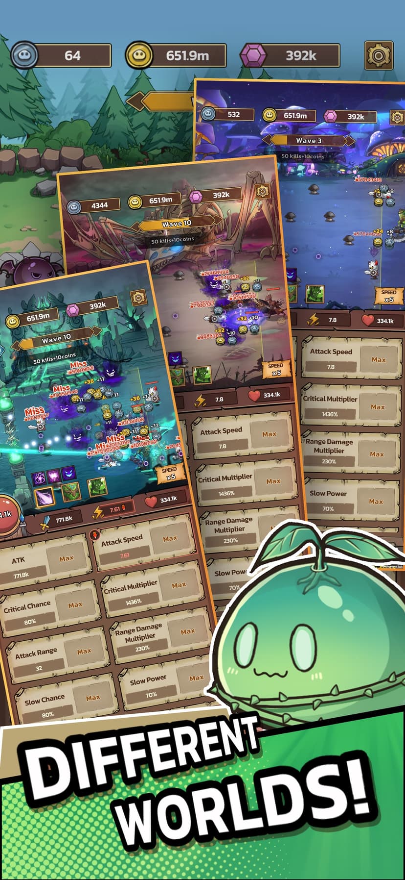 Slime Castle: Idle TD RTS Game screenshot 4 - screenshot