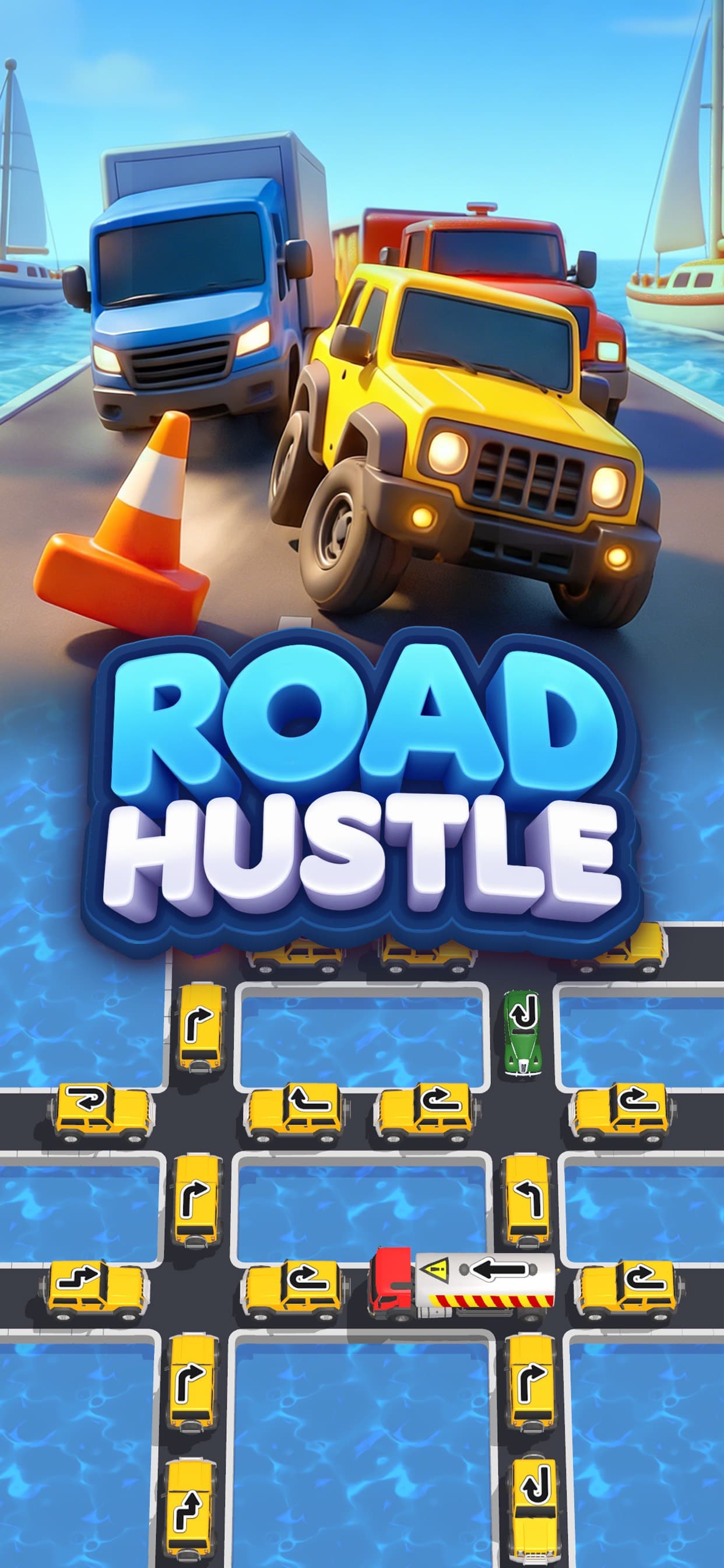 Road Hustle:Tap, Solve, Escape screenshot 1 - screenshot