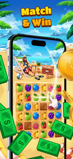 Tropical Crush: Win Cash Prize screenshot 2 - screenshot