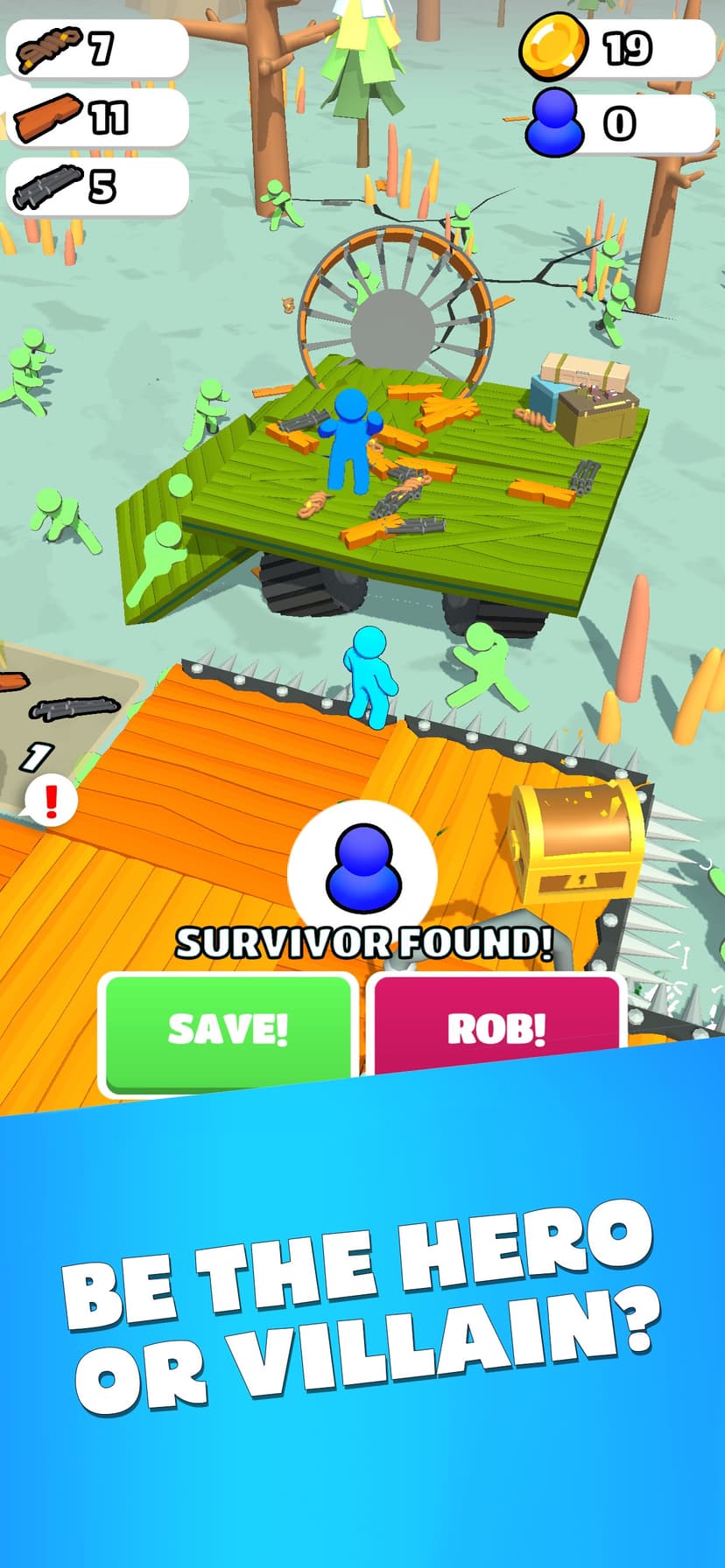 Zombie Raft screenshot 4 - screenshot