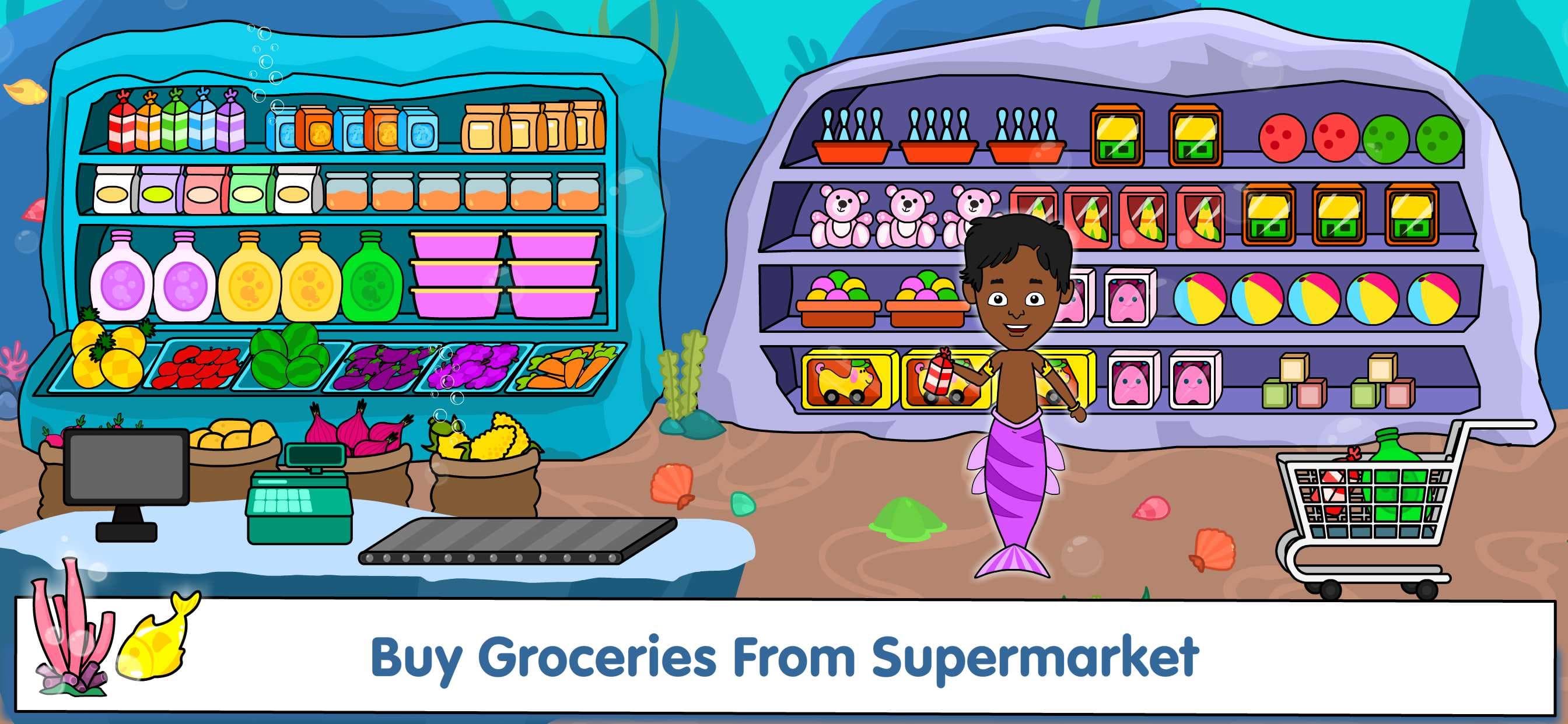 Tizi Town Little Mermaid Games screenshot 5 - screenshot