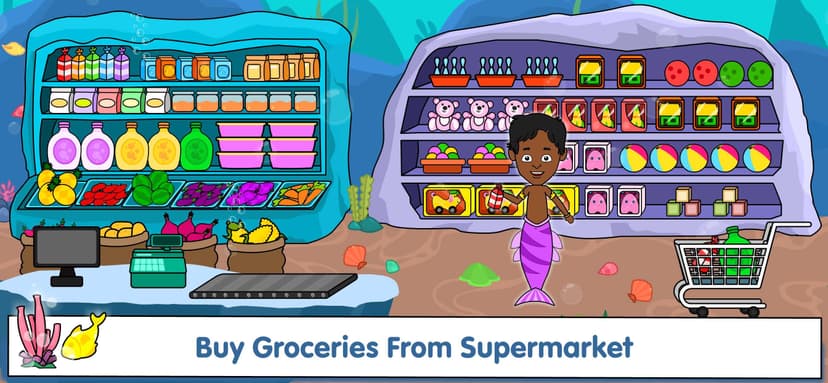 Tizi Town Little Mermaid Games screenshot 5 - screenshot