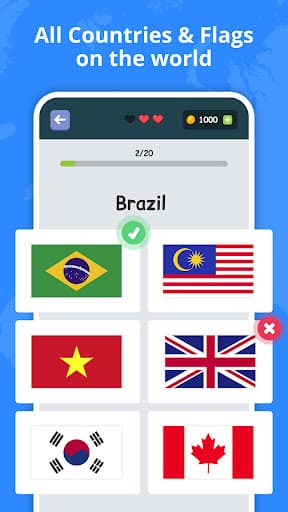 Flags of Countries: Quiz Game screenshot 2 - screenshot