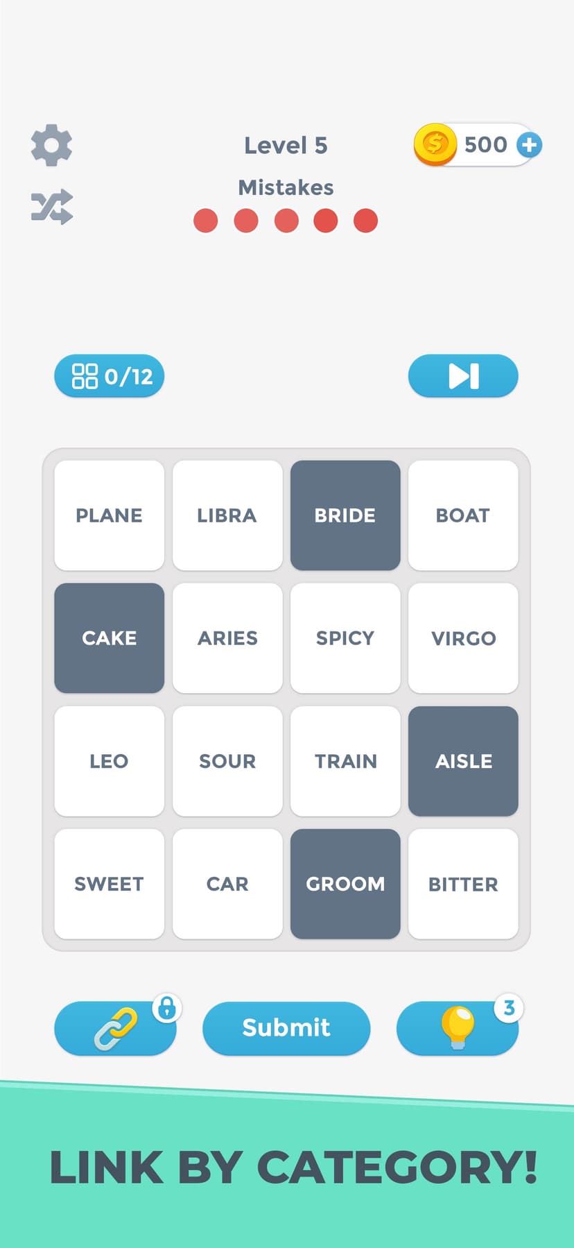 Connections Word Game screenshot 1 - screenshot