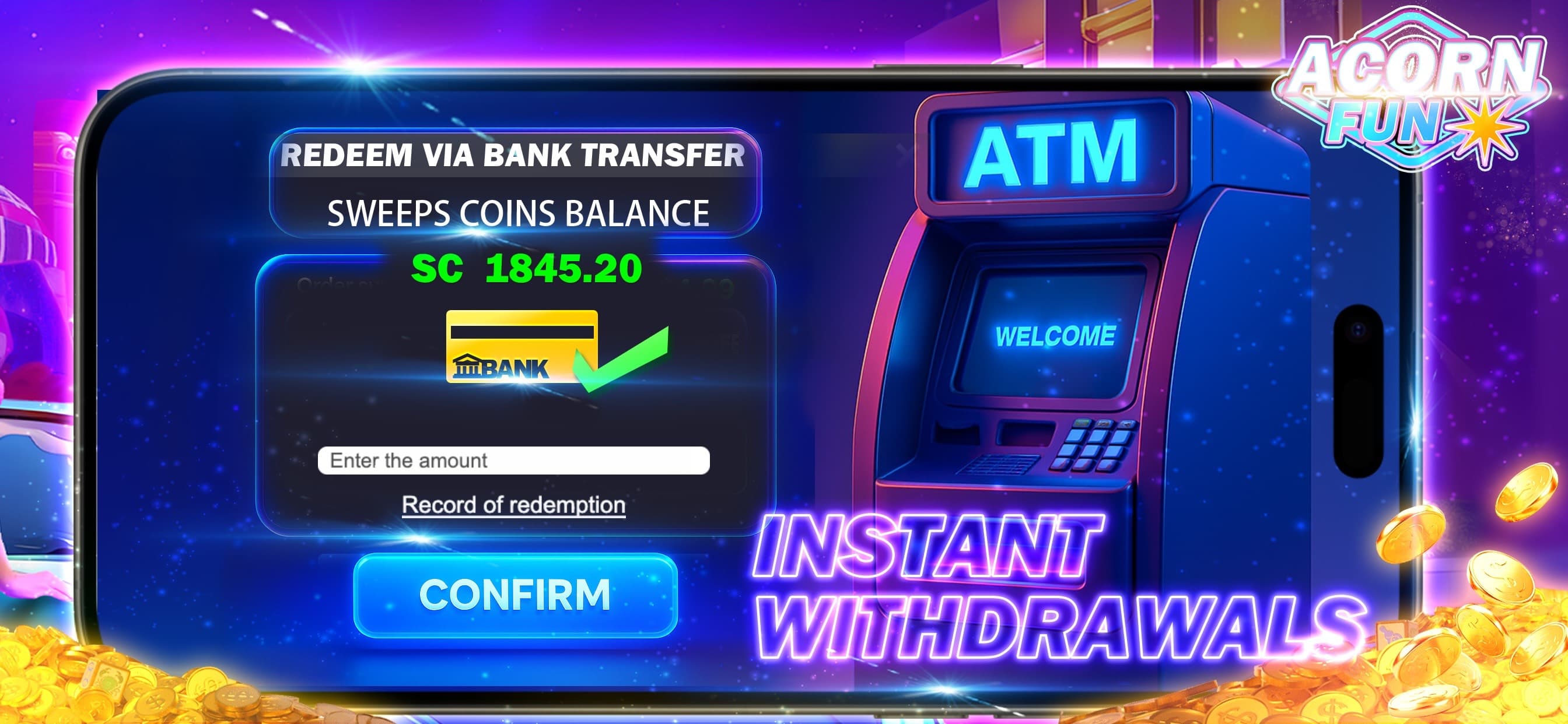 Acorn Fun: Casino Slots screenshot 1 - screenshot