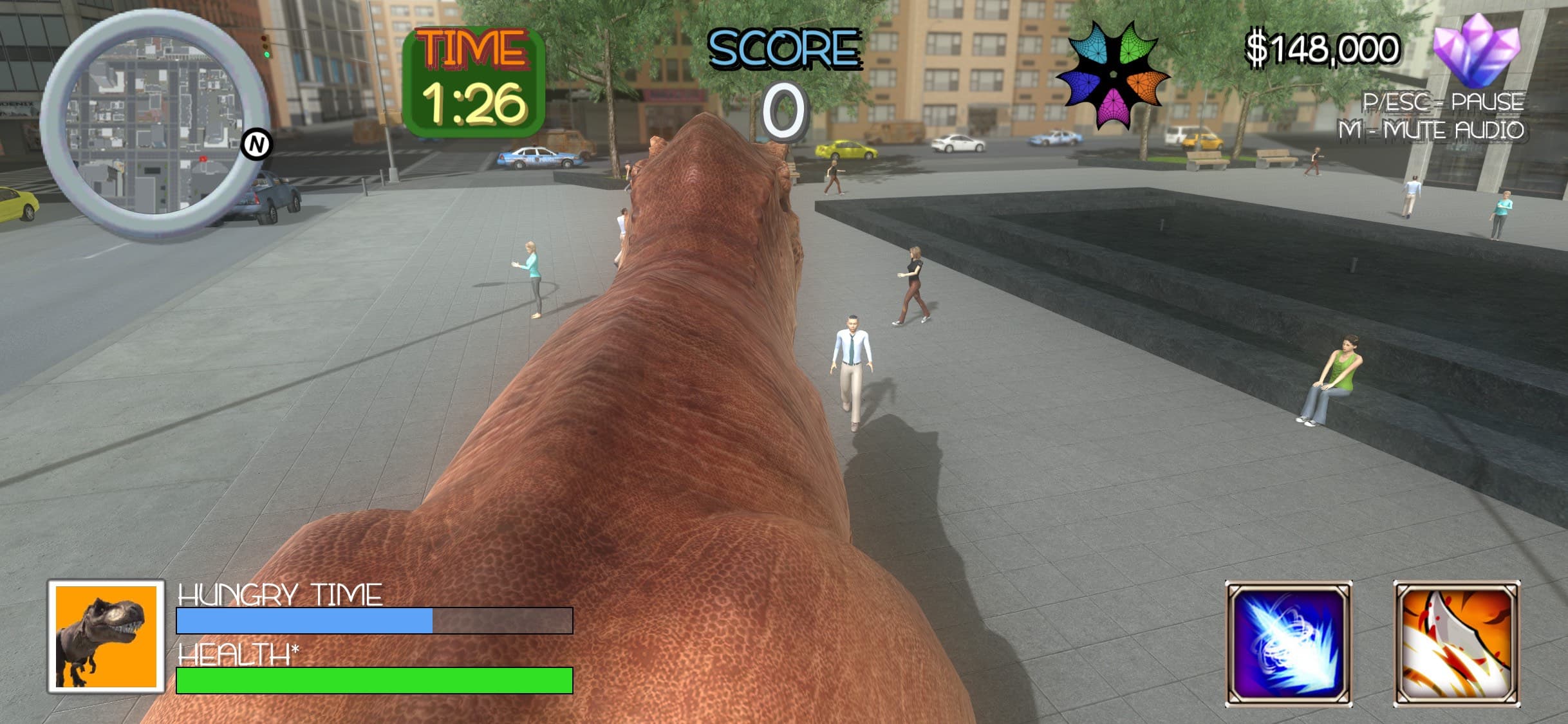 T-rex Simulator City World screenshot 4 - screenshot