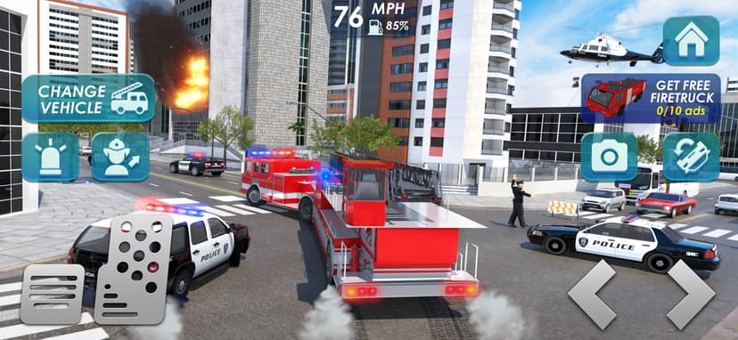 Fire Truck Game 911 Emergency screenshot 4 - screenshot
