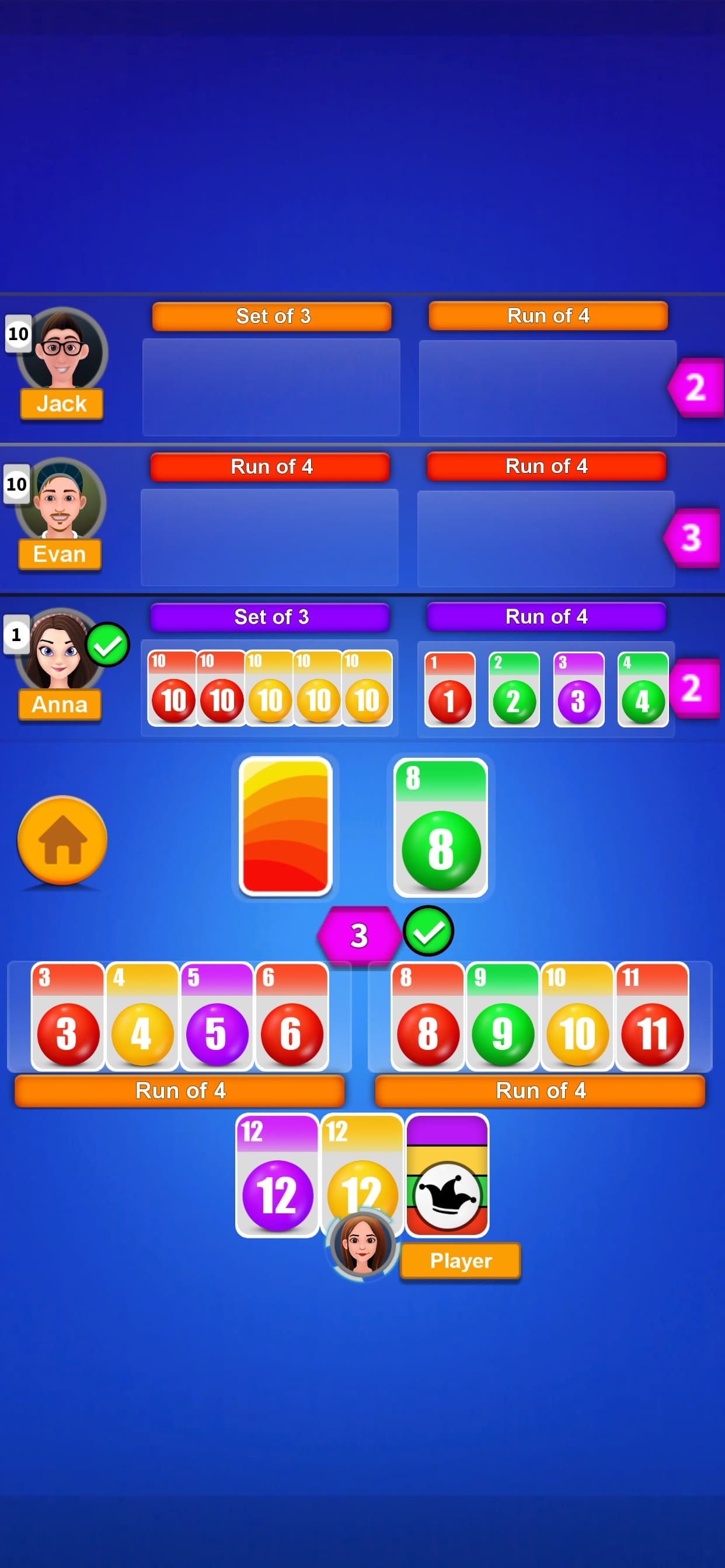 Phase rummy Classic card party screenshot 5 - screenshot