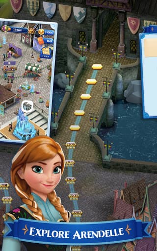 Disney Frozen Free Fall Games screenshot 4 - screenshot