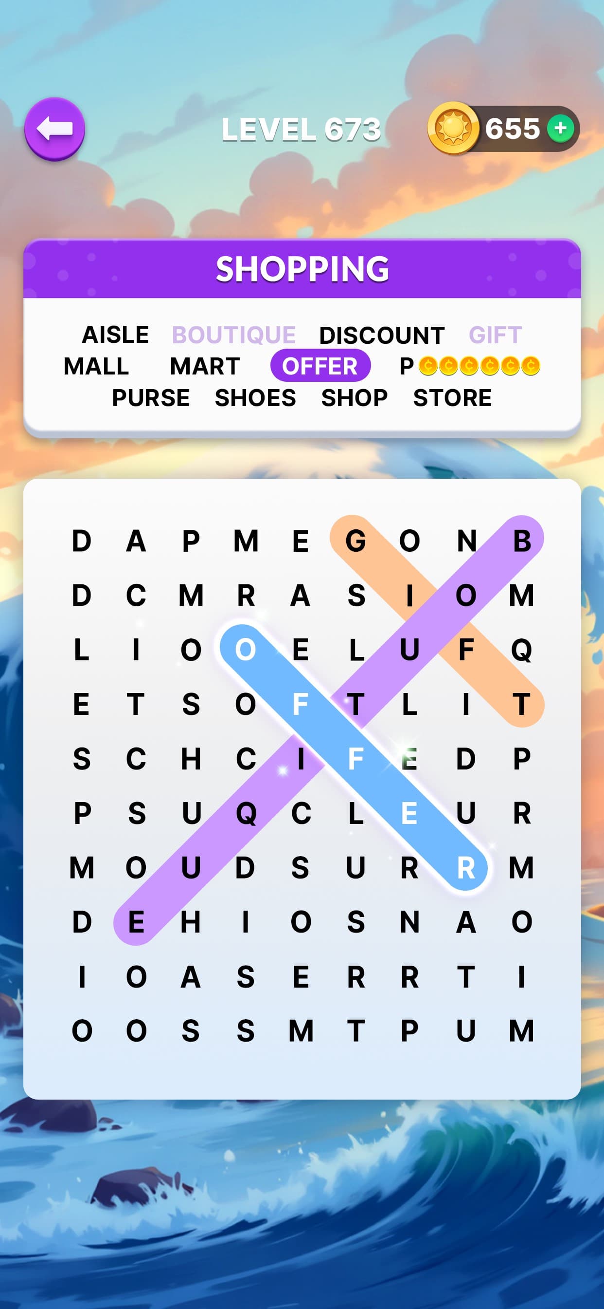 Wordscapes Search - Word game screenshot 4 - screenshot