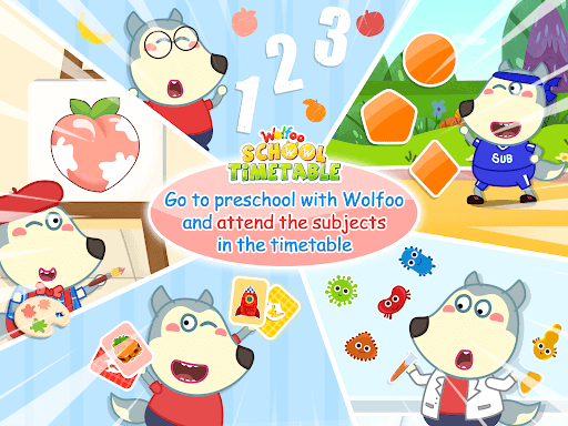 Wolfoo Study: School Timetable screenshot 14 - screenshot