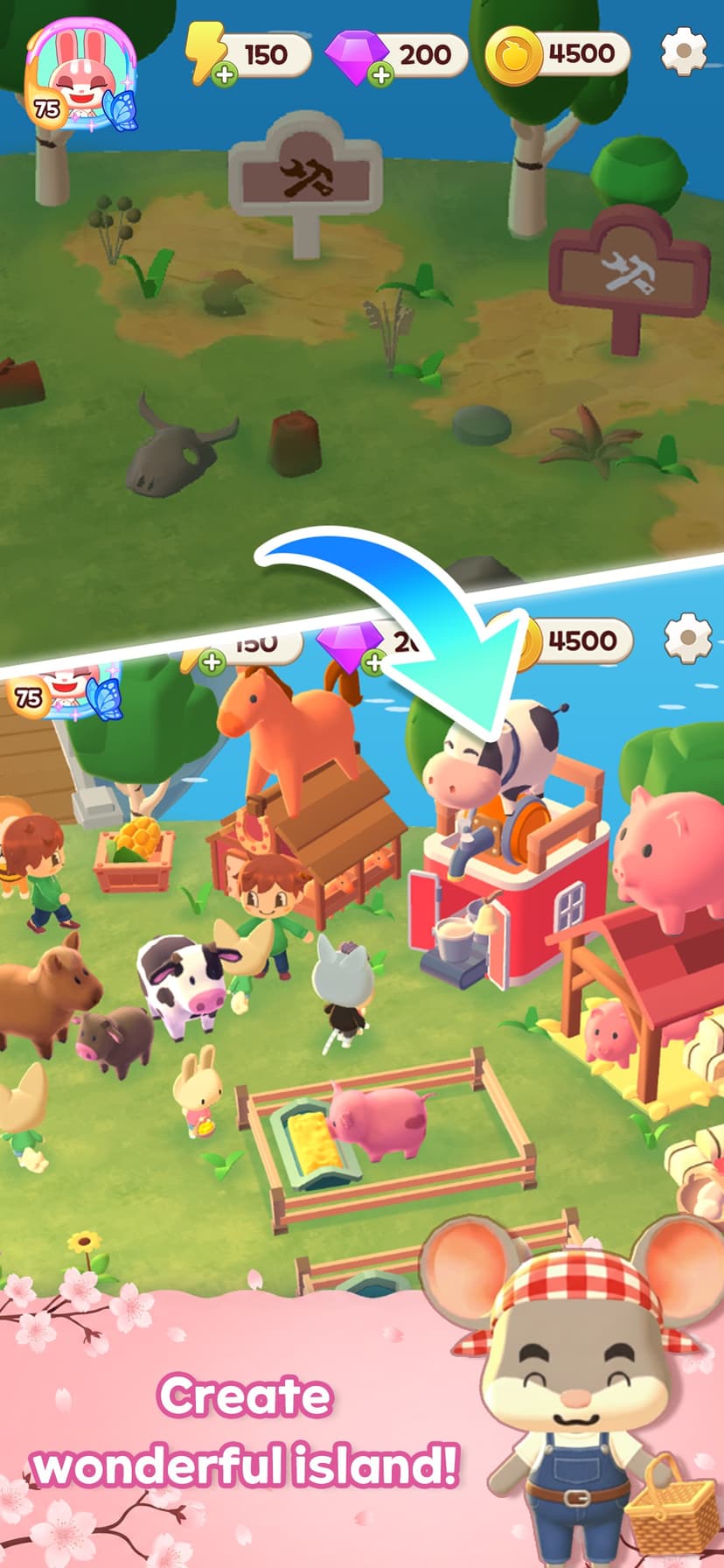 Merge Camp - Cute Animal Fun screenshot 5 - screenshot