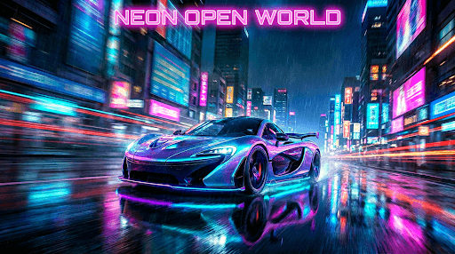 Neon City Racing: Drag & Drift screenshot 1 - screenshot