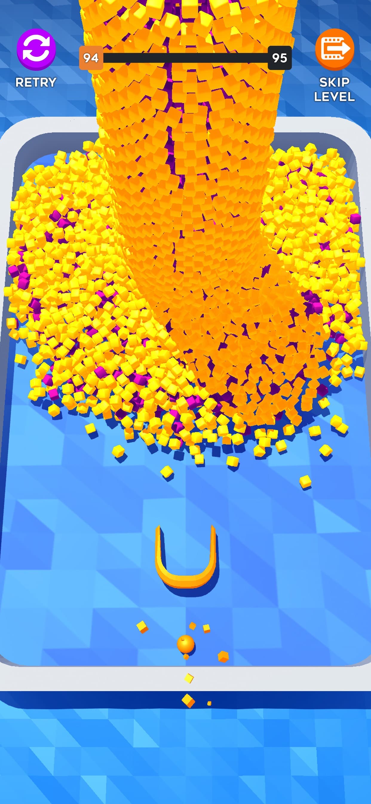Collect Cubes - ASMR Puzzle screenshot 1 - screenshot