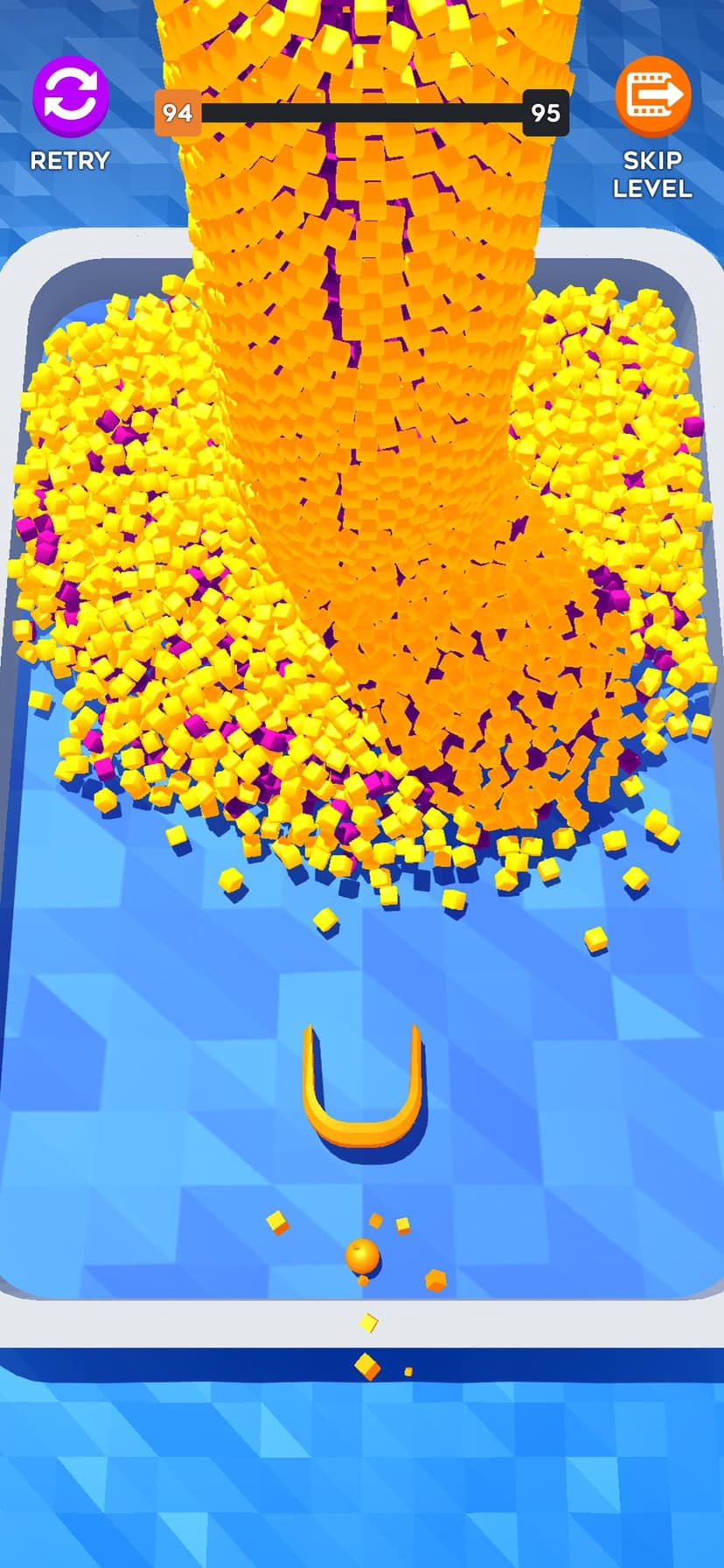 Collect Cubes - ASMR Puzzle screenshot 1 - screenshot
