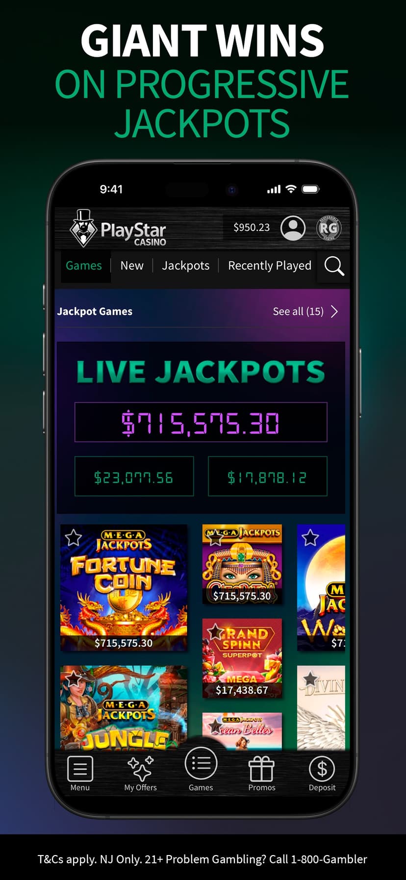 PlayStar: Real Money Casino NJ screenshot 5 - screenshot
