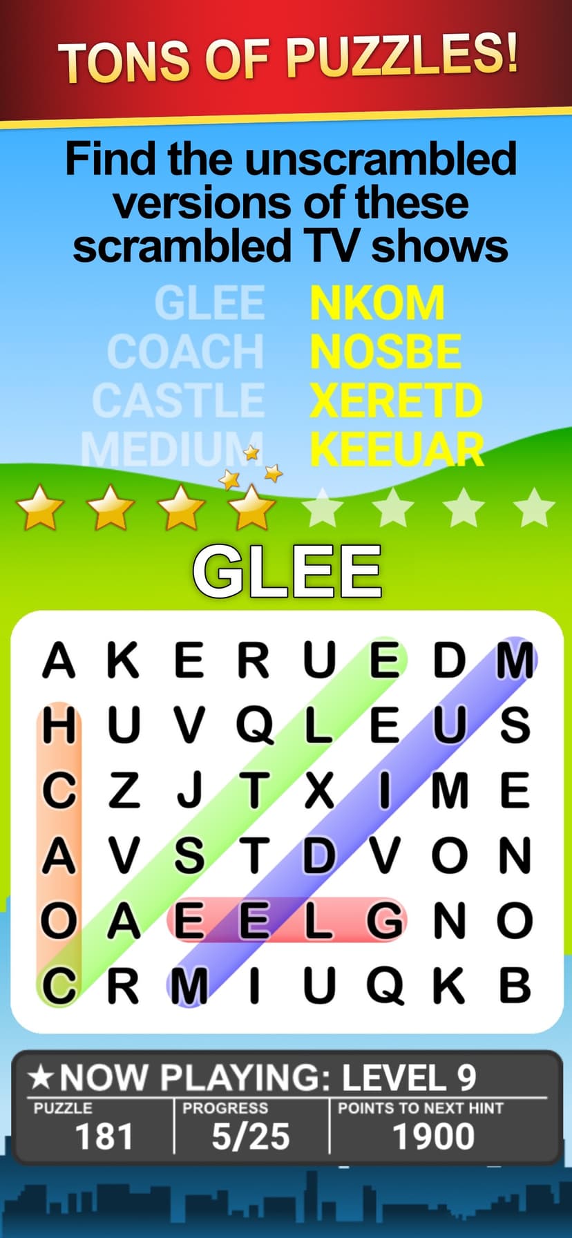 Word Search World Hollywood screenshot 2 - screenshot