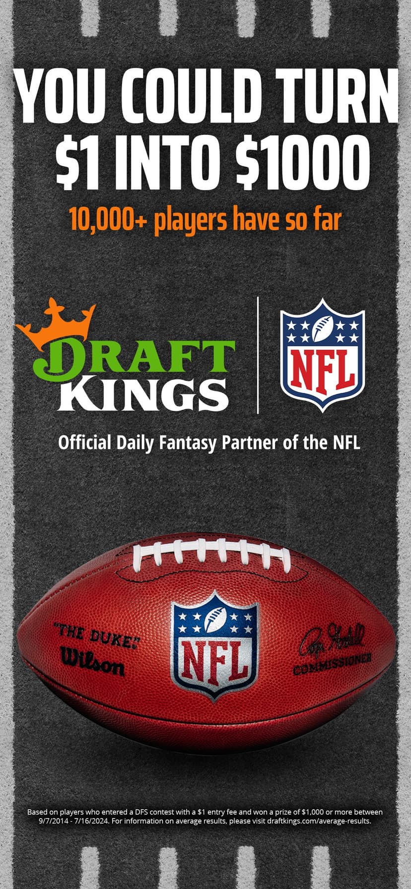 DraftKings Fantasy Sports screenshot 1 - screenshot