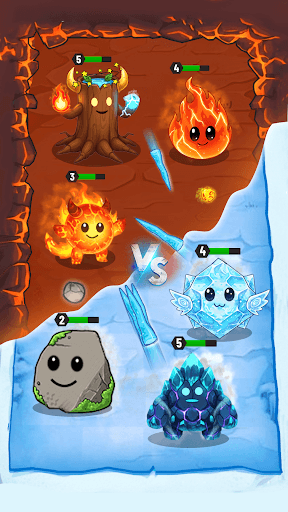 Elemental Battle : Merge Game screenshot 1 - screenshot