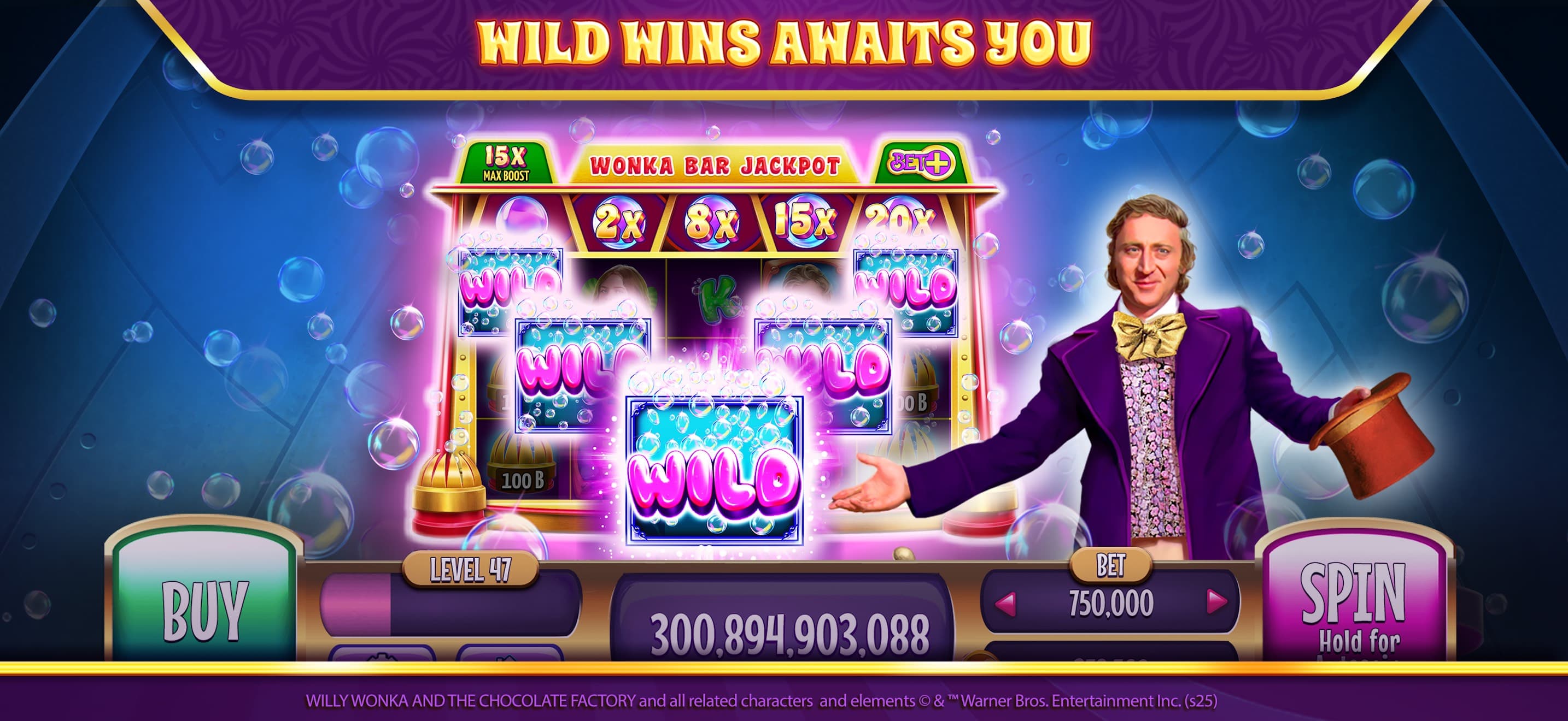 Willy Wonka Slots Vegas Casino screenshot 1 - screenshot