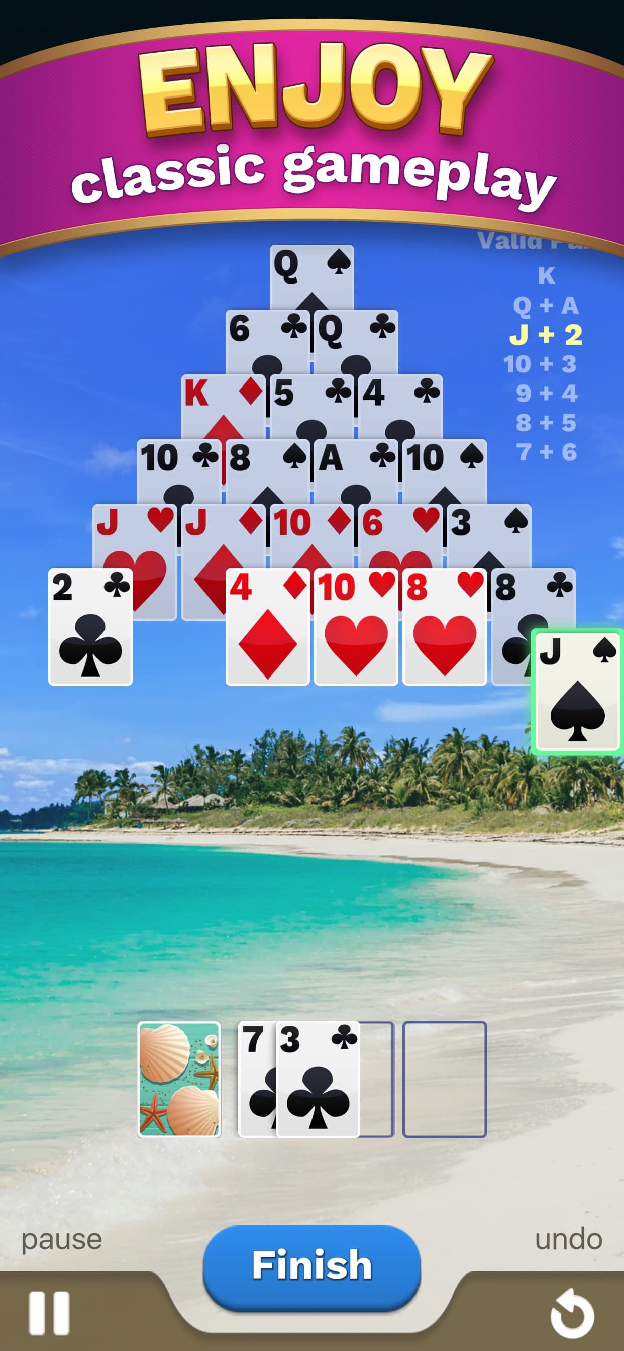 Pyramid Solitaire Cube screenshot 3 - screenshot