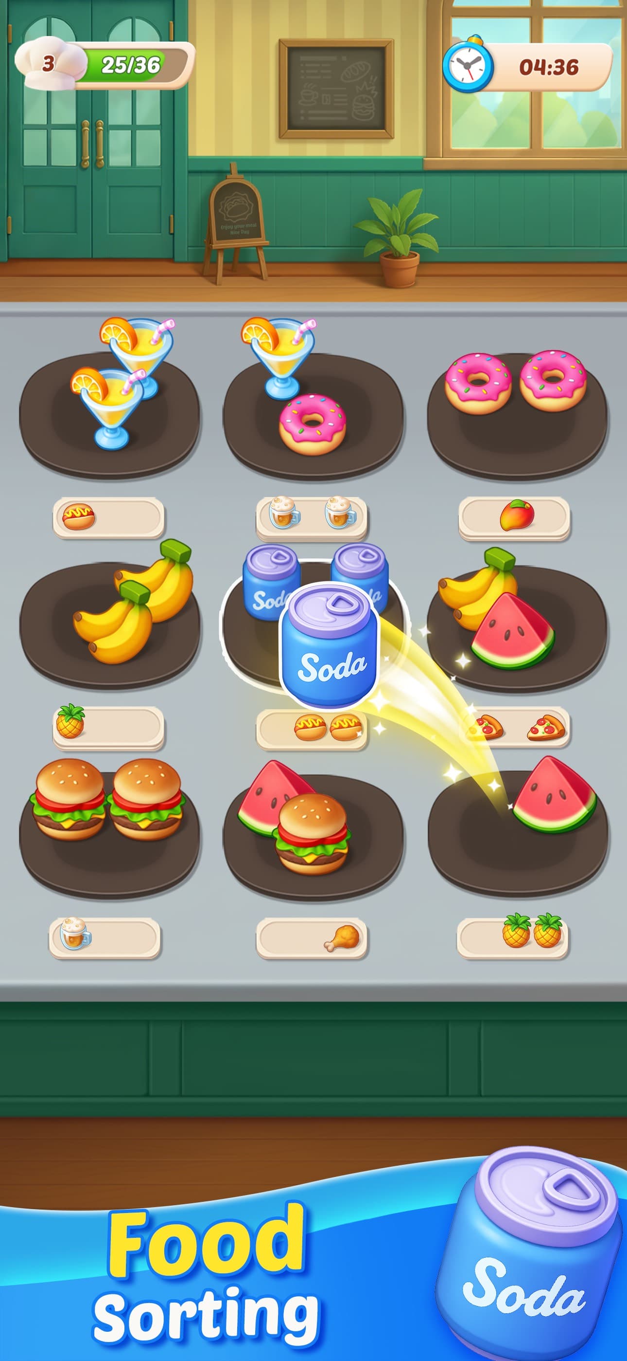 Food Sort: Puzzle Game screenshot 3 - screenshot