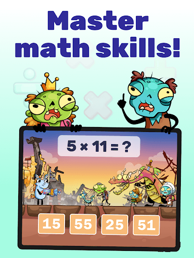 Math games: Zombie Invasion screenshot 5 - screenshot