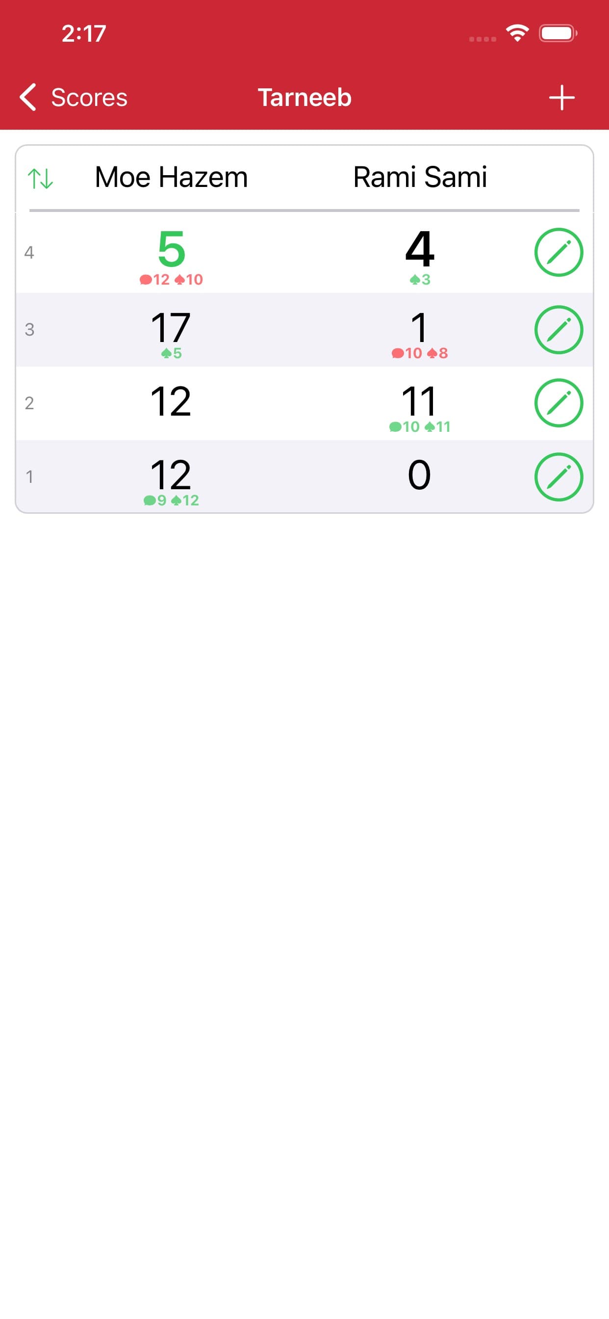 Trix & Tarneeb Scores screenshot 3 - screenshot