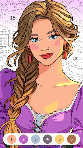Art Color:Color by Number Game screenshot 2 - screenshot