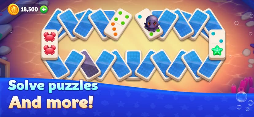 Domino Ocean : Solitaire Tiles screenshot 3 - screenshot
