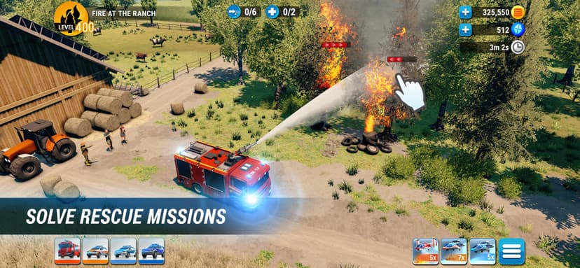 EMERGENCY HQ: firefighter game screenshot 2 - screenshot