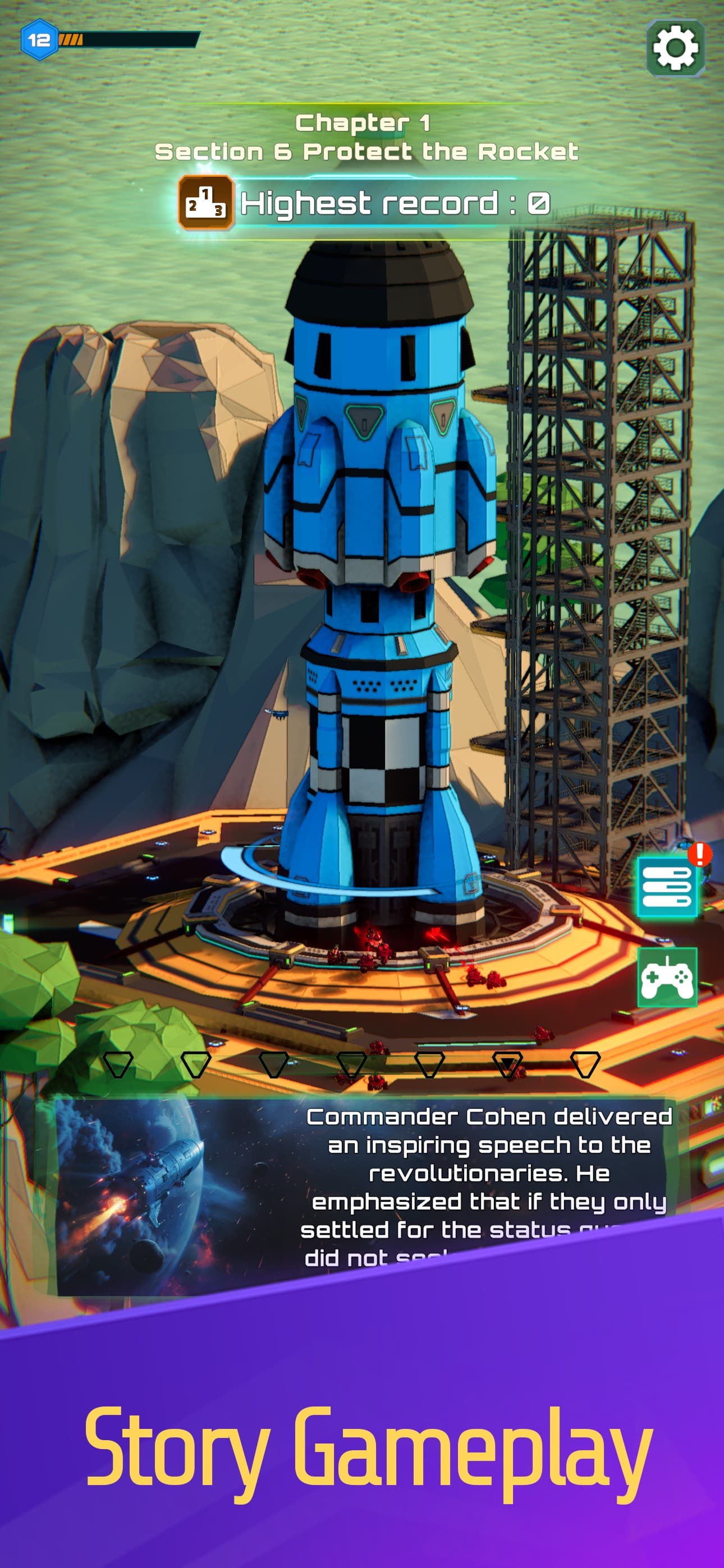 Mech TD: Space War screenshot 1 - screenshot