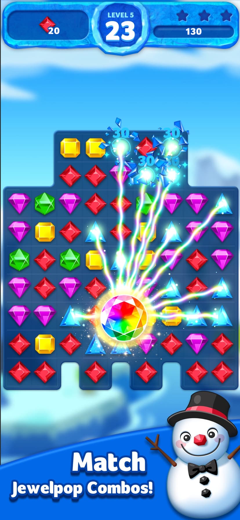 Jewel Ice Mania: Match3Puzzle! screenshot 1 - screenshot