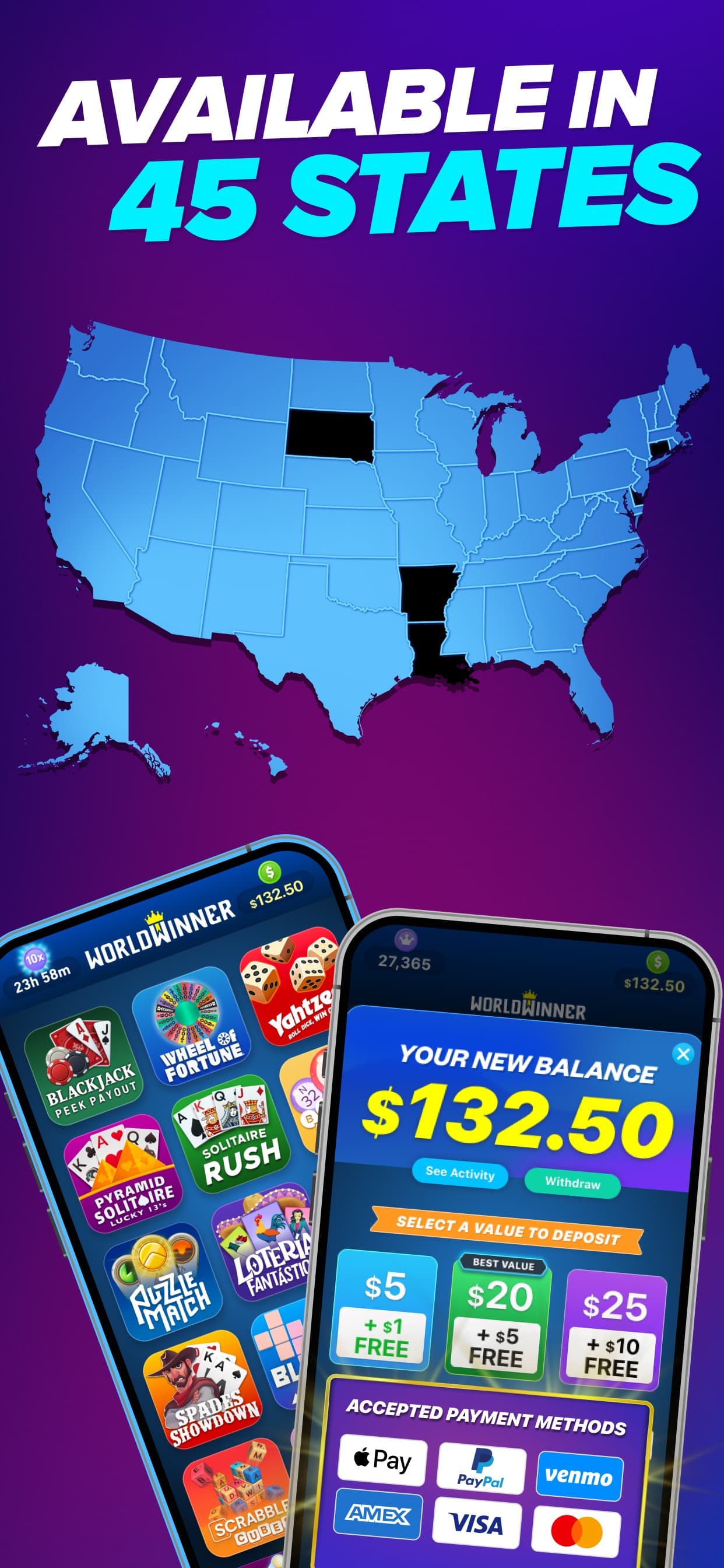 WorldWinner: Play for Cash screenshot 3 - screenshot