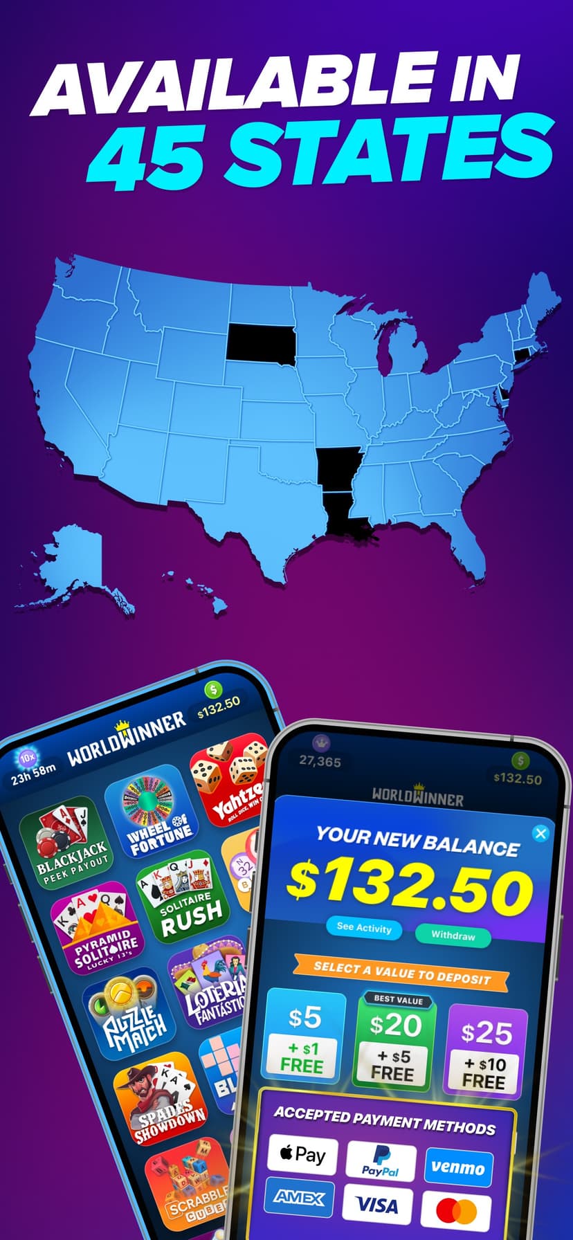 WorldWinner: Play for Cash screenshot 3 - screenshot