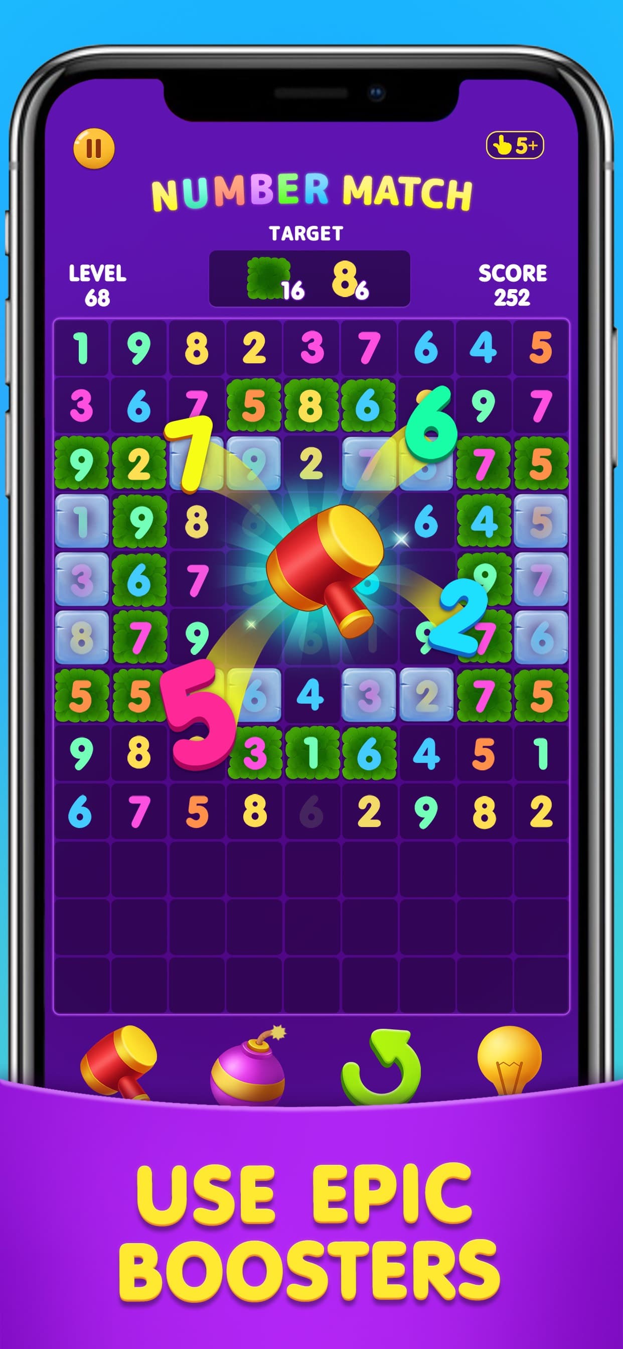 Number Match: Ten Crush Puzzle screenshot 5 - screenshot