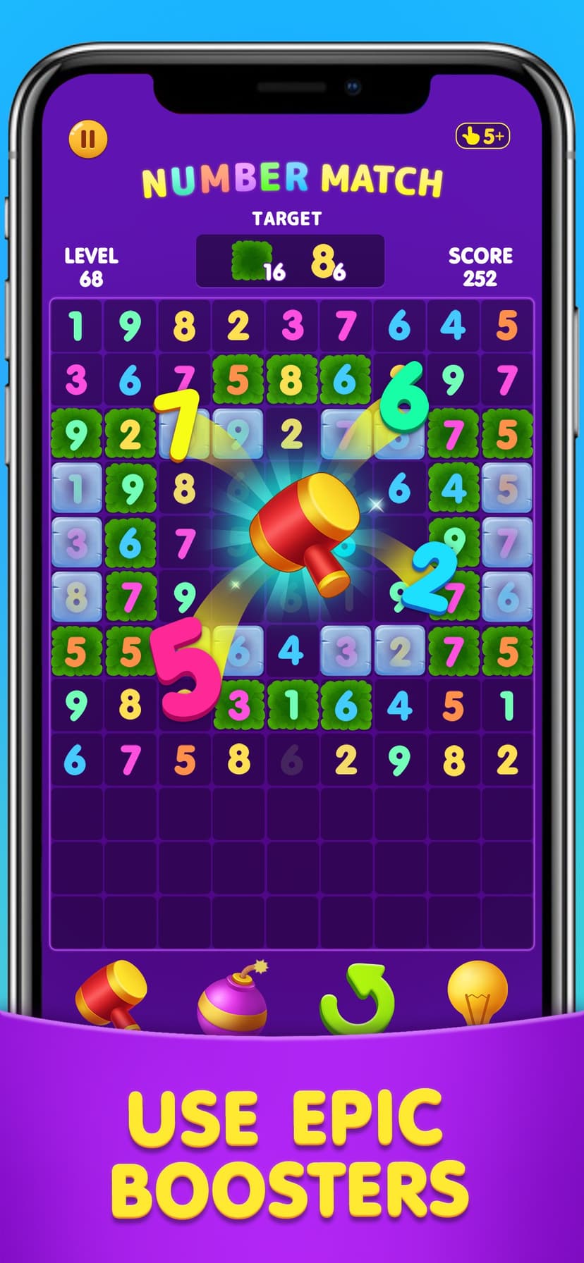Number Match: Ten Crush Puzzle screenshot 5 - screenshot