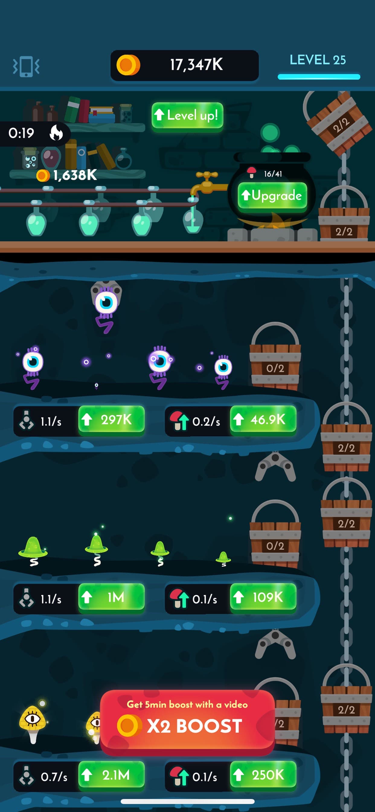 Magic Mushrooms - Idle Game screenshot 3 - screenshot