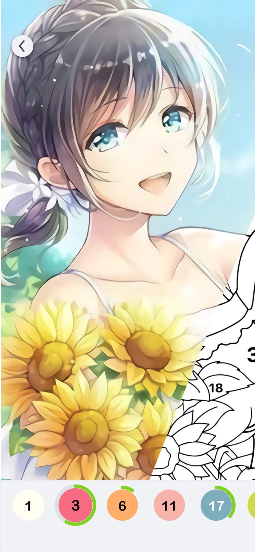 Anime Paint - Color By Number screenshot 4 - screenshot