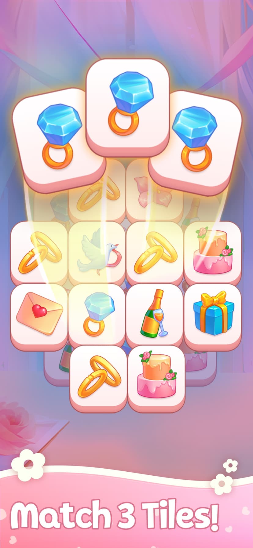 Tile Match Wedding Day Scenery screenshot 1 - screenshot