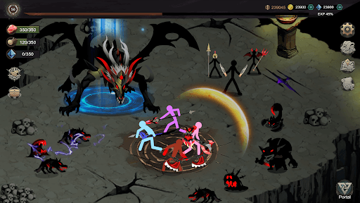 Stickman Dungeon: Idle RPG War screenshot 4 - screenshot