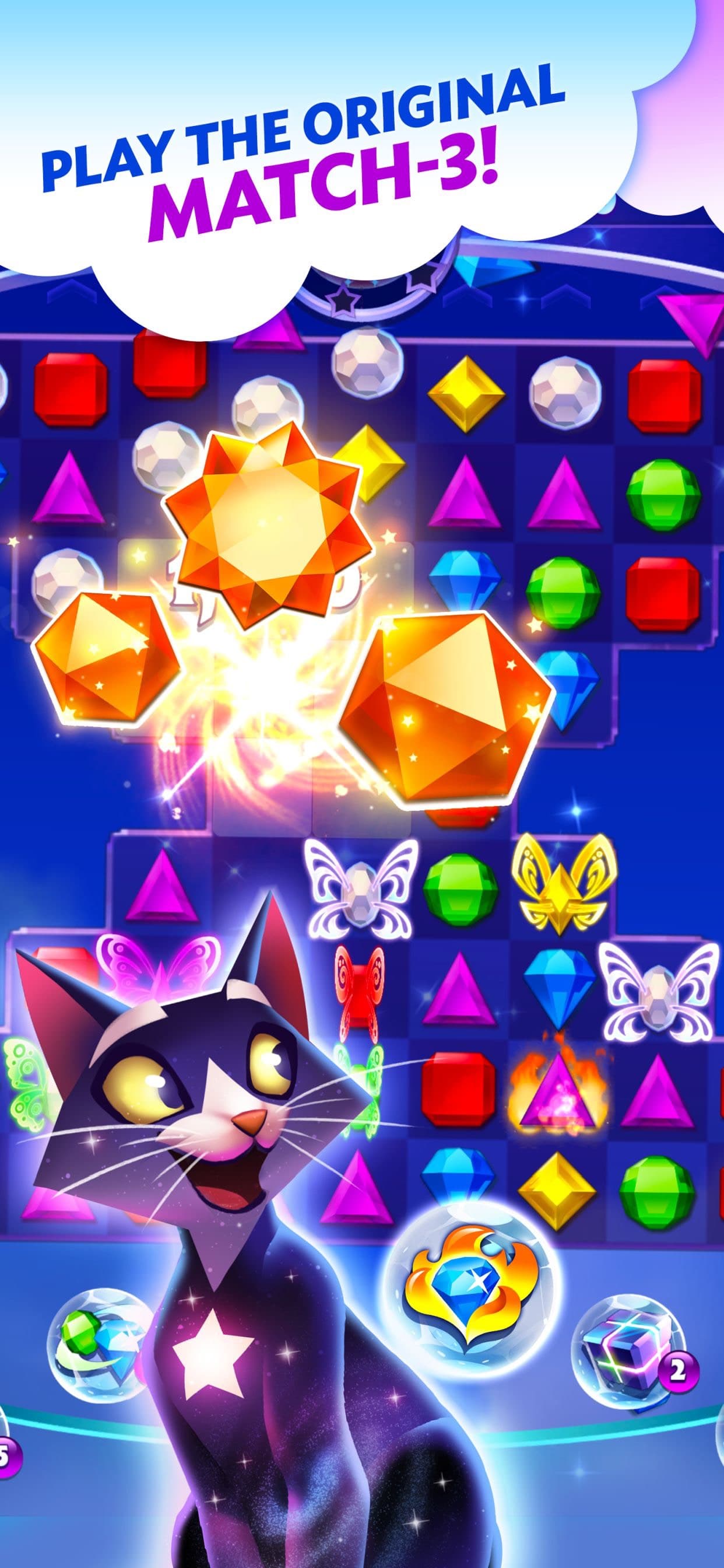 Bejeweled Stars: Match 3 Game screenshot 1 - screenshot
