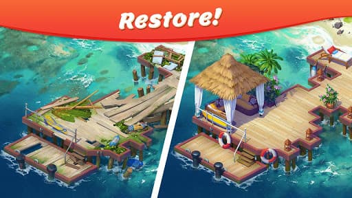 Tropical Forest: Match 3 Story screenshot 1 - screenshot