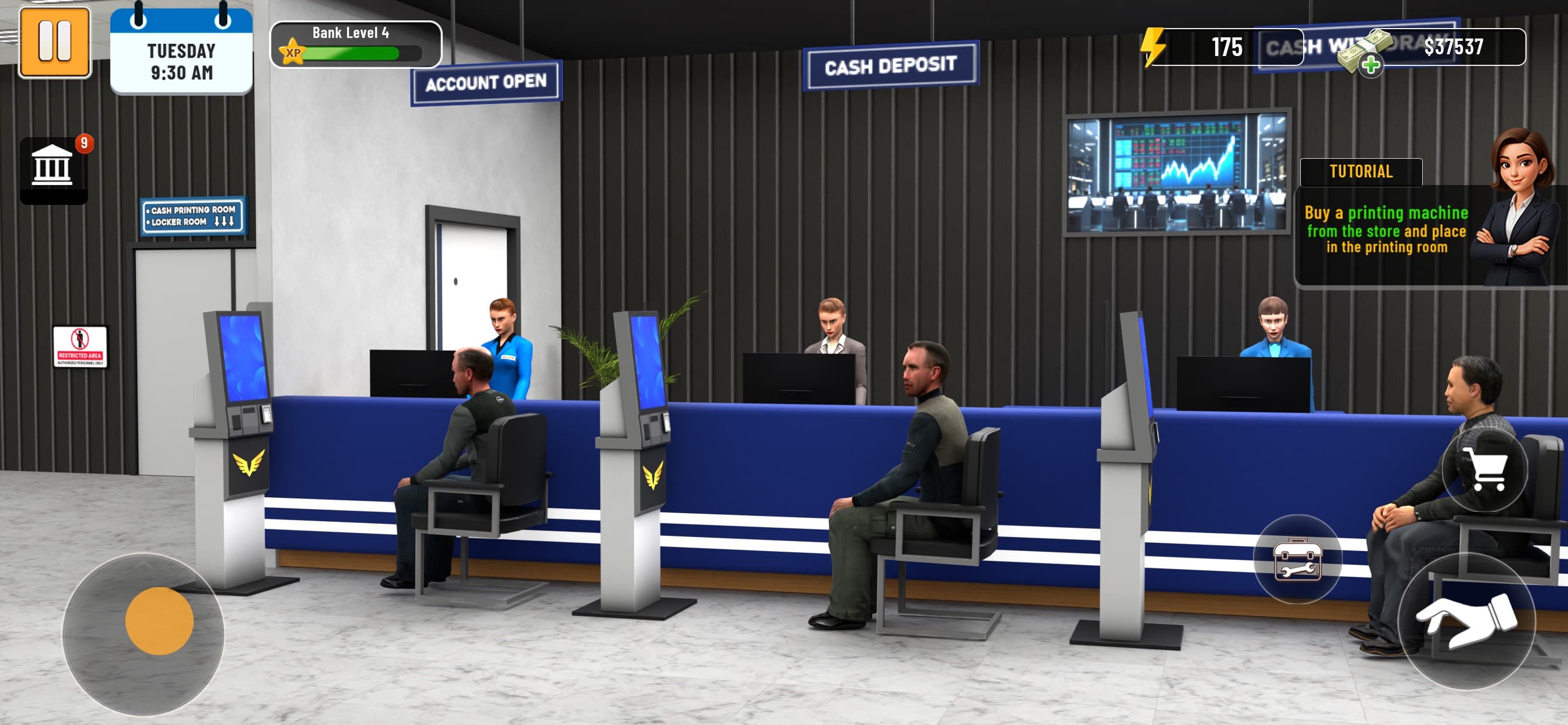 Bank Simulator Money Business screenshot 3 - screenshot