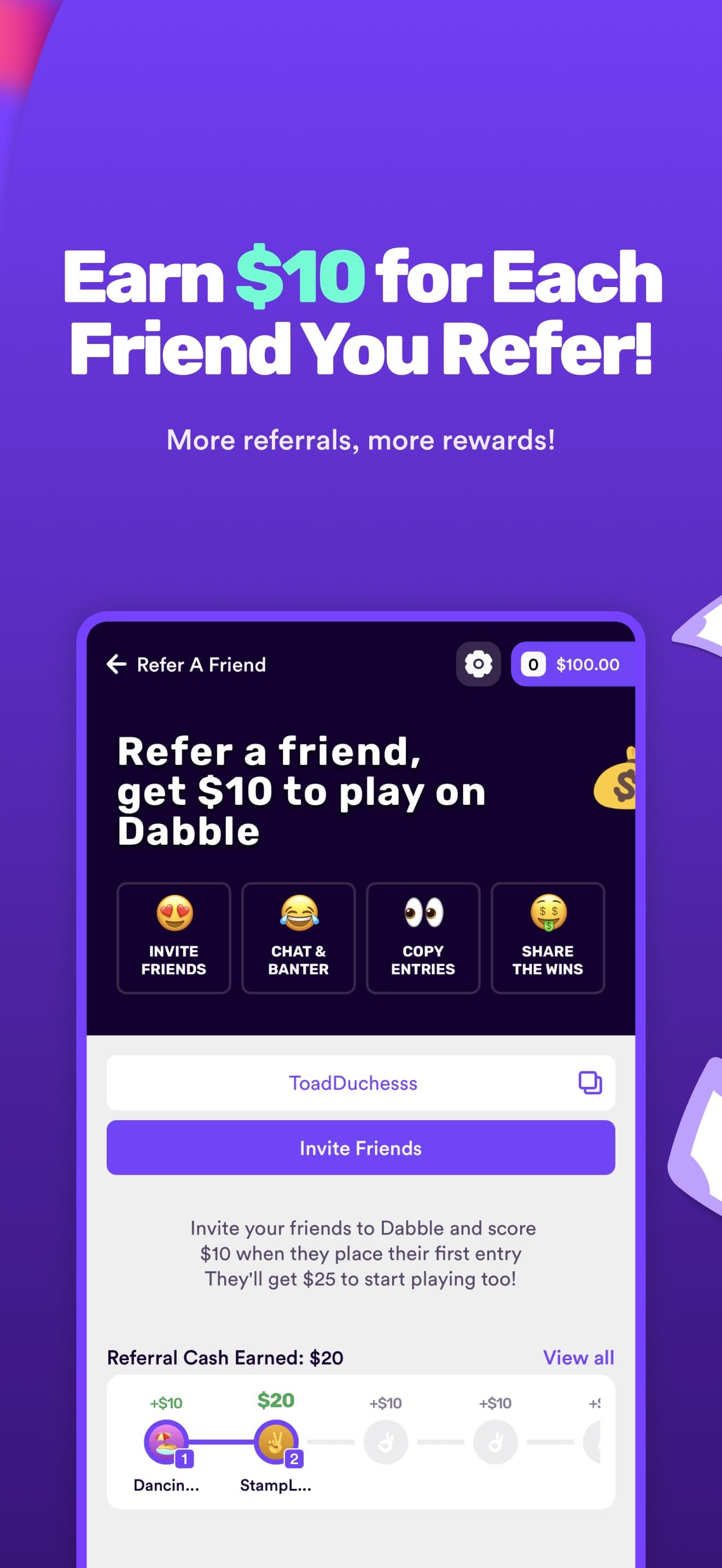 Dabble - Real Money Pick 'Em screenshot 2 - screenshot